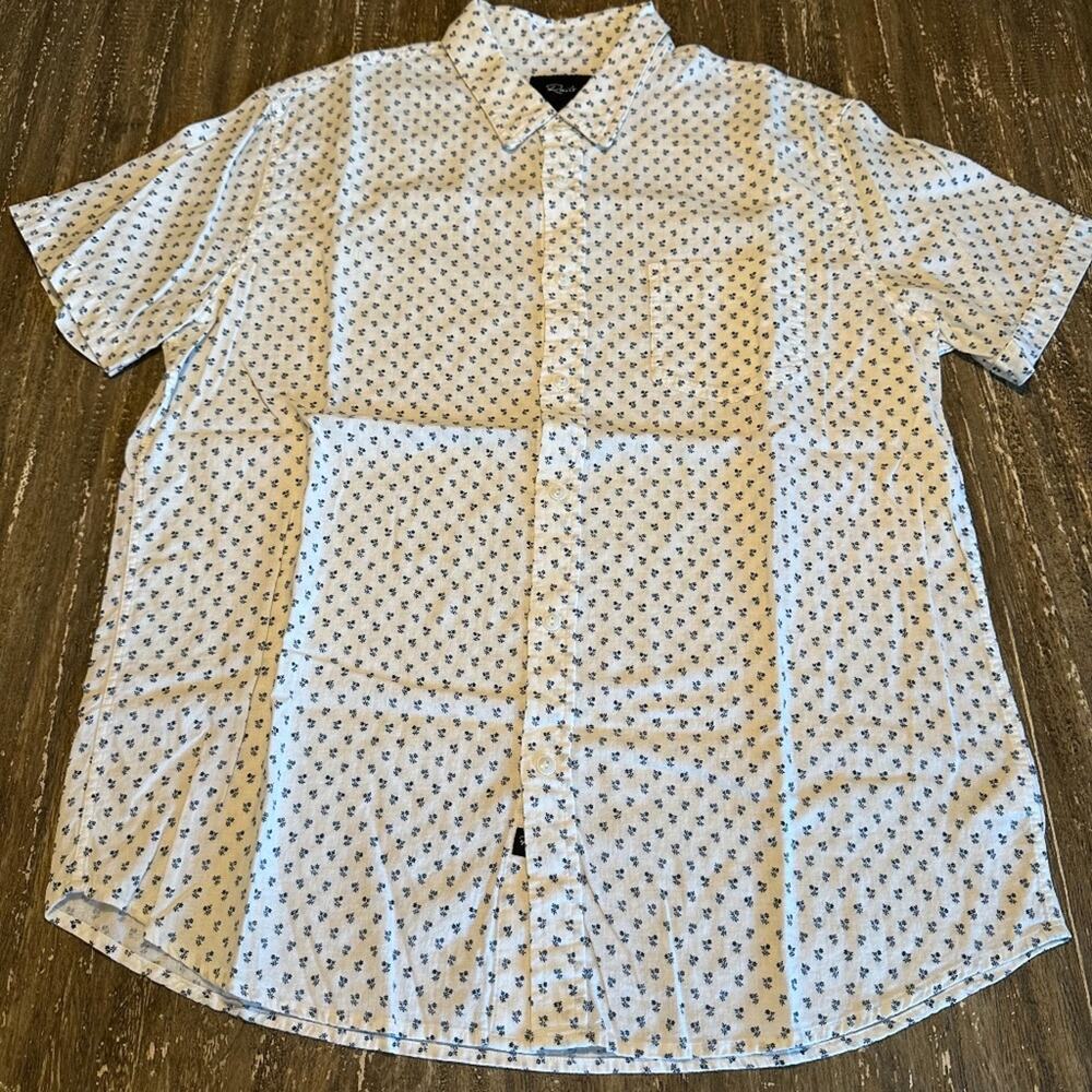 Men's Rails Short Sleeve Button Down Pattern Shirt, X-Large